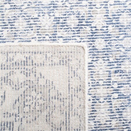 Safavieh 6 x 6 ft. Restoration Vintage Hand Loomed Square Area Rug Blue & Ivory RVT706M-6SQ